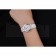 Omega Ladies Watch White Dial With Jewels Stainless Steel Case White Leather Strap  622817