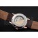 Omega DeVille Prestige Small Seconds White Dial Gold Case Brown Leather Bracelet  622603