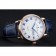 Patek Philippe Calatrava White Dial Blue Roman Numerals Gold Case Blue Leather Bracelet 1454056