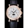 Patek Philippe Grand Complications White Dial Engraved Rose Gold Case Black Leather Bracelet 1454144