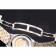 Swiss Patek Philippe Calatrava Openworked Stainless Steel Case Gold Bezel Two Tone Bracelet