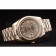 Rolex DayDate Gold Stainless Steel Ribbed Bezel Goldish Dial 41979
