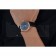 Swiss Rolex Cellini Time Rose Gold Case Black Dial Black Leather Bracelet   622656