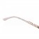 Hermes Large Oversized White Frame Sunglasses with Metallic Logo 308105