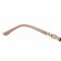 Cartier Golden Logo Detail Dark Red And Beige Frame Sunglasses 308275