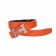 Hermes Orange With Silver "H" Buckle Closure Belt