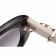 Dolce and Gabbana White With Silver Roses Sunglasses  308028
