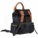 Burberry Medium Backpack Black Nylon Tan Leather Trim 18927044