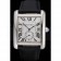 Cartier Tank MC White Dial Stainless Steel Case Black Leather Strap  622576