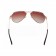 Prada Aviator Linea Rossa Logo Gold Frame Sunglasses 308224