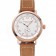 Hamilton Navy Pioneer Small Second White Dial Rose Gold Case Light Brown Leather Strap