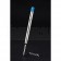 Cartier Silver Rimmed Silver Embossed Upper Body Black Ballpoint Pen  622760