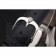 Swiss Rolex Cellini Time Silver Case Black Dial Black Leather Bracelet   622654