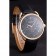 Hermes Classic Croco Leather Strap Black Dial 801405