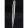 Cartier Fully Grooved Pattern Silver Ballpoint Pen  622776
