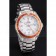 Omega Seamaster GMT White Dial Orange Bezel Stainless Steel Case  622718