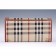 Burberry Haymarket Check Large Wallet Brown