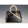 Diorissimo Medium Dark Gold and Black City Bag