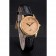 Patek Philippe Calatrava Gold Dial And Case Gold Case Black Leather Strap
