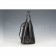 Prada Double Tote Ostrich Leather Bag Black