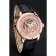 Swiss Piaget Altiplano Rose Gold Skeleton Dial With Diamonds Rose Gold Case Black Leather Strap