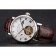Patek Philippe Complications Moonphase Tourbillon White Dial Stainless Steel Case Brown Leather Strap