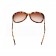 Cartier Golden Finish Logo Detail Light Tortoiseshell Frame Sunglasses 308271