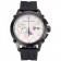 Porsche Design Indicator White Dial Black Case Black Rubber Strap