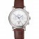 Omega Seamaster Vintage Chronograph White Dial Stainless Steel Case Brown Leather Strap