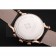 Patek Philippe Chronograph White Dial Blue Markings Rose Gold Case Black Leather Strap