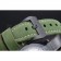 Panerai Luminor Marina Ion Plated Stainless Steel Bezel Green Leather Bracelet  622312