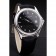 Patek Philippe Geneve Calatrava Crystal Studded Hour Marker Black Dial Black Leather Strap 98170