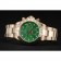 Rolex Cosmograph Daytona Green Dial Gold Case And Bracelet  1454244