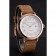 Hamilton Navy Pioneer White Dial Rose Gold Case Light Brown Leather Strap