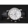 Omega Seamaster Vintage Chronograph White Dial Blue Hour Marks Stainless Steel Case Black Leather Strap
