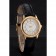Omega De Ville Prestige Small Seconds White Dial Gold Case Black Leather Strap