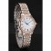 Patek Philippe Calatrava Ladies White Dial Blue Numerals Rose Gold Case Two Tone Bracelet 1453830