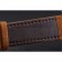 Montblanc Chronograph White Dial Brown Suede Leather Bracelet Silver Case 1454115
