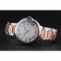 Swiss Cartier Ballon Bleu 42mm Silver Dial Stainless Steel Case Two Tone Rose Gold Bracelet  622875