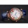 Franck Muller Double Mistery 4 Saisons White Dial Rose Gold Case Blue Leather Strap