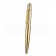 Cartier Gold Patterned Upper Body Gold Ballpoint Pen  622766