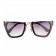 Miu Miu Cut Off Cat-Eye Black Sunglasses 308035