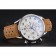 Tag Heuer Carrera SpaceX-7  White Dial Silver Stainless Steel Case Brown Suede Strap