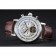 Patek Philippe Grand Complications Annual Calendar White Dial Silver Case Brown Leather Bracelet  1454233