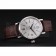 IWC Portofino Silver Dial Stainless Steel Case Brown Leather Strap