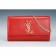 Saint Laurent Metallic Stars Logo Chain Shoulder Red Bag  18927400