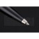 Cartier Silver Rimmed Silver Wave Pattern Upper Body Black Ballpoint Pen  622768