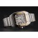 Swiss Cartier Santos De Cartier Galbee Yellow Gold and Steel Case Steel Bracelet   622643