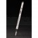 MontBlanc Silver Rimmed Grooved Black Ballpoint Pen With MB Engraved Silver Cap