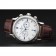 Patek Philippe Chronograph White Dial With Diamond And Blue Markings Stainless Steel Case Brown Leather Strap